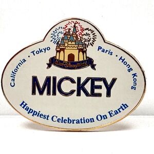 Disney Pin WDW‎ Cast Exclusive 2005 Mickey Happiest Celebration On Earth PP38952